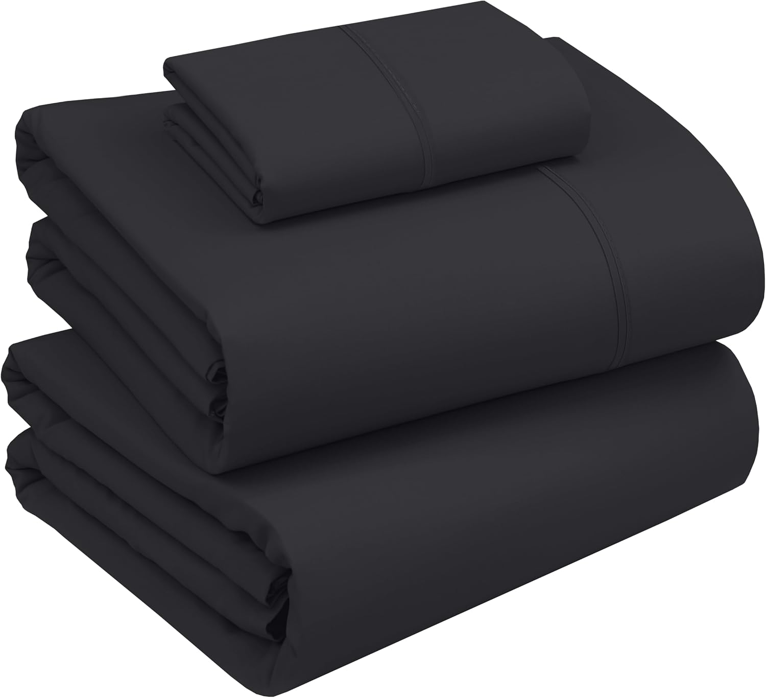 Ruvanti 100% Cotton Percale Sheets Twin Size – Crisp Cooling Bed Sheets for Hot Sleepers, Deep Pocket 16”, Soft Breathable & Durable Hotel-…