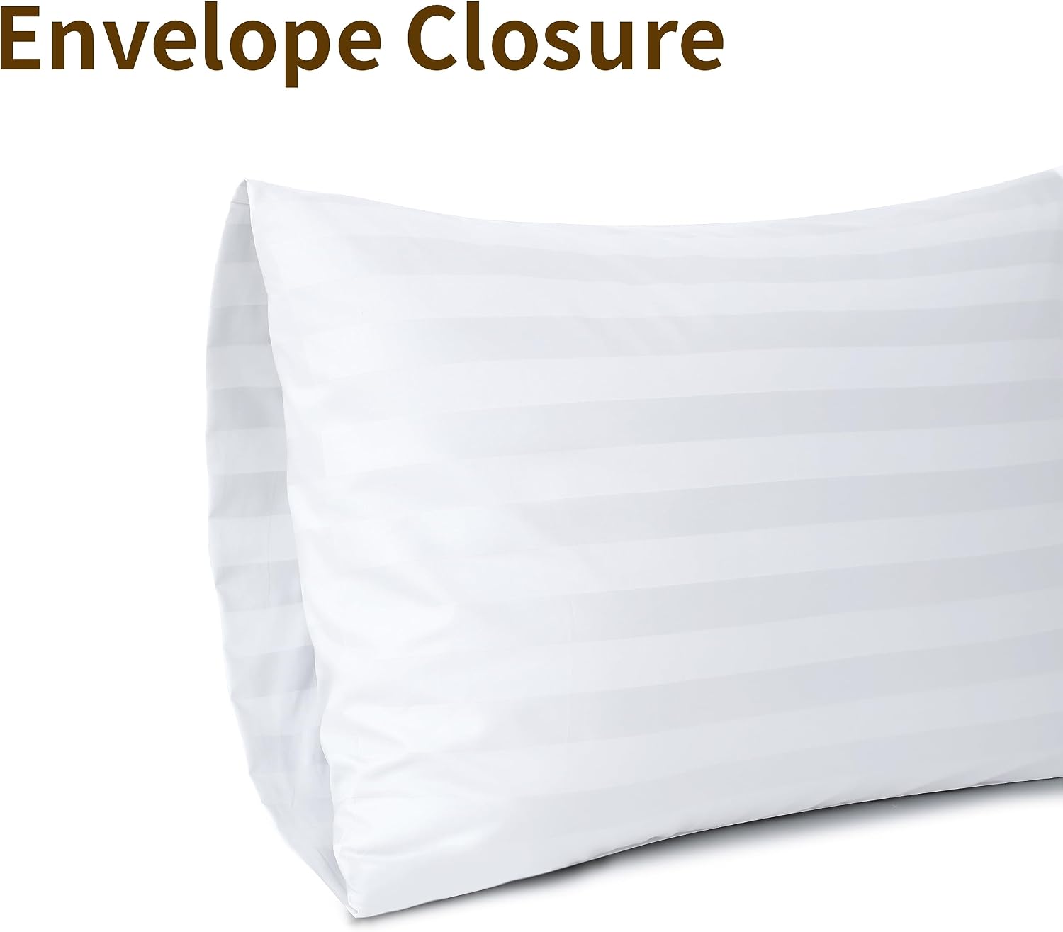 ShunjieHome 100% Egyptian Cotton Pillow Cases Set of 2, Standard Size 400 Thread Count Cooling Pillowcases, Soft and Breathable Pillow Cove…