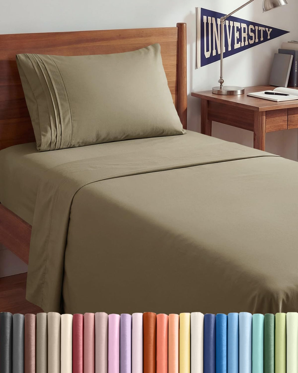 Twin XL Size 3 Piece Sheet Set - Comfy Breathable & Cooling Sheets - Hotel Luxury Bed Sheets for Women & Men - Deep Pockets, Easy-Fit…