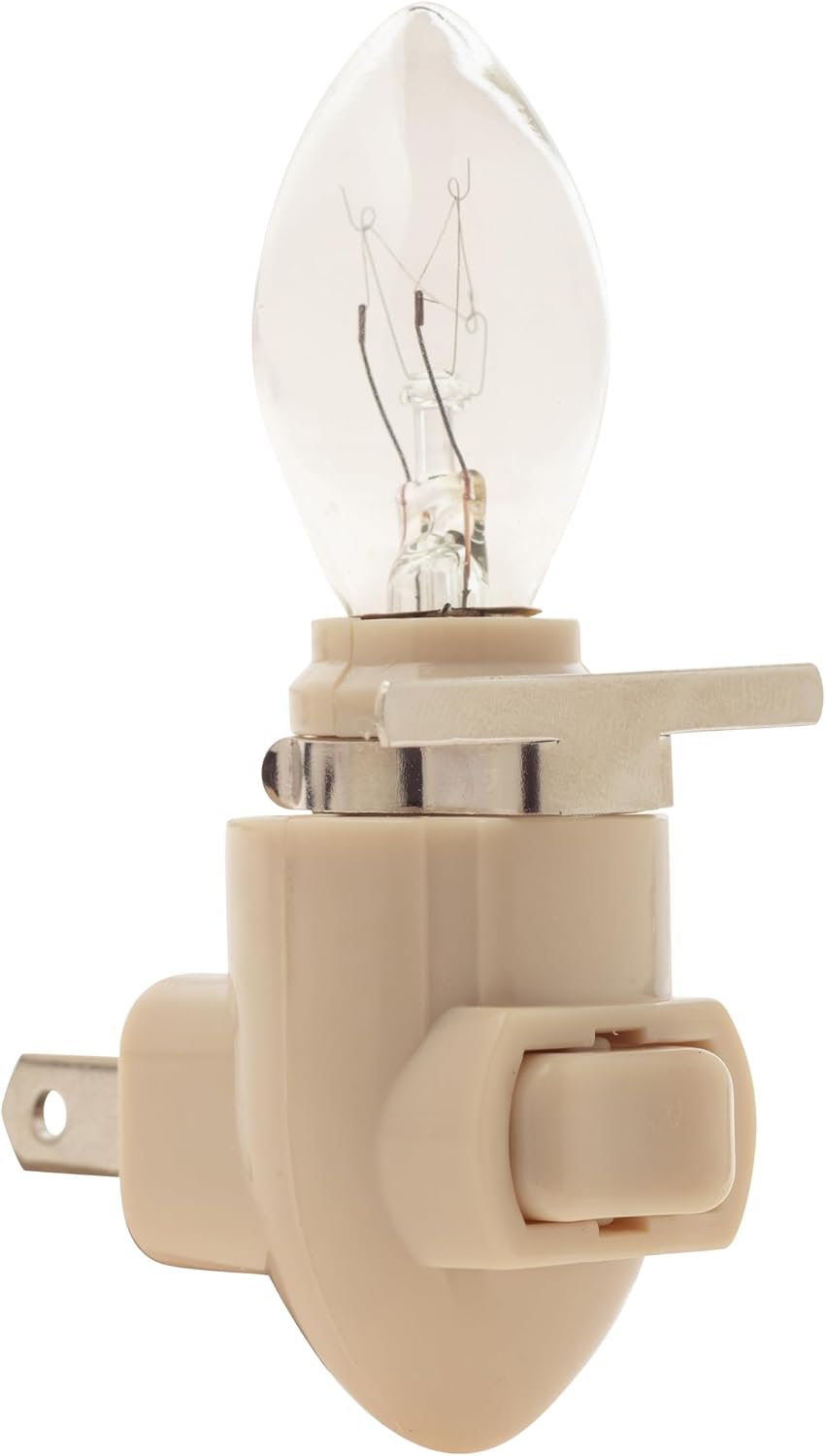 Creative Hobbies Plug in Night Light Module Includes 4 Bulbs and 4 Metal Clips, Great for Making Your Own Decorative Night Lights, Pack…