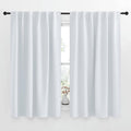 Nicetown Insulated Room Darkening Curtain Panels - (Cloud Grey Color) W52 x L63, 2 Pieces, Room Darkening Window Treatment Drape Panel 2 Pi…