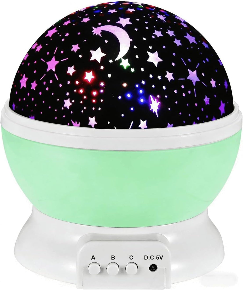Kids Standard Star Projector Night Light | 360° Rotating LED Color Changing Star Lamp, Sleep Night Light for Bedroom & Nursery, Birthday…