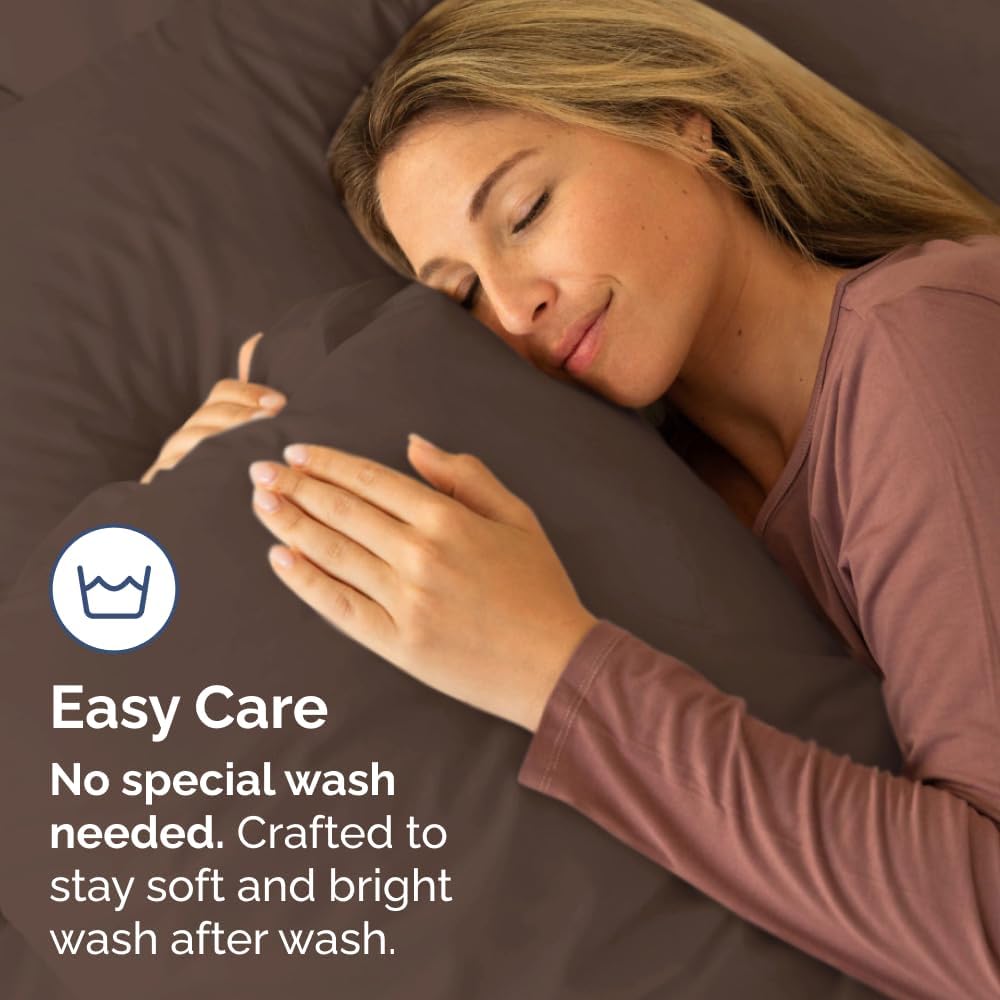 Body Pillowcases Set of 2-20x54 Long Body Pillow Case - Soft Body Pillow Cover for Sleeping & Side Sleepers - Comfy, Breathable, Wrinkle…