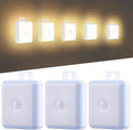 Motion Sensor Night Light Indoor - Cordless Battery Powered Under Cabinet Lighting, Stick-on Magnet LED Closet Lights, Safe Light for…
