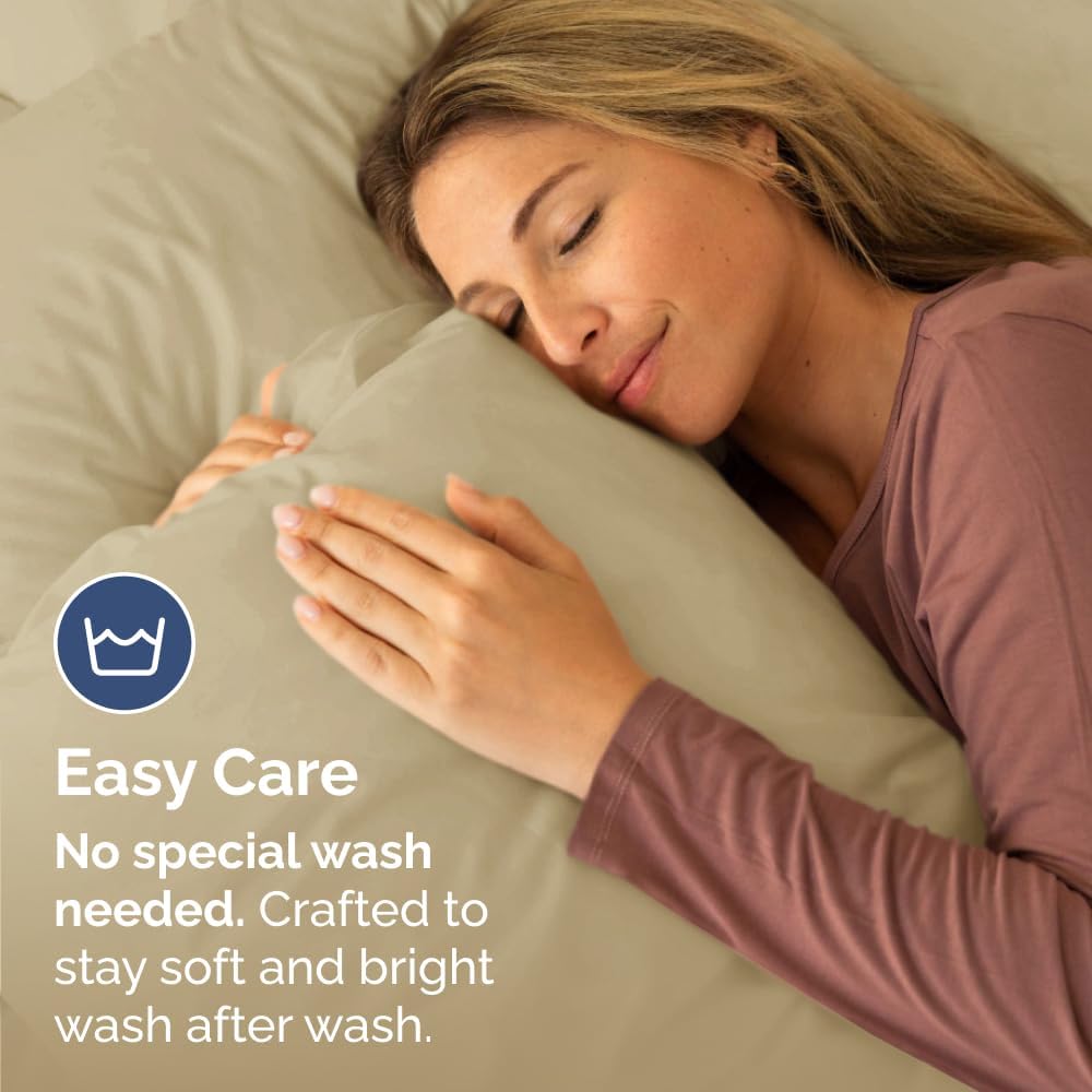 Queen Pillow Cases Set of 4 - Ultra Soft Hotel Quality Pillowcase Covers - Comfy, Cozy & Wrinkle Free - Shrinkage, Stain and Fade…