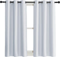 NICETOWN Room Darkening Window Treatment Curtain, Cloud Grey, Single Panel, 42 by 54, Energy Smart Thermal Insulated Block Out Sunlight…