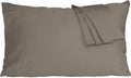 Homtec Pillow Cases, King Size Cotton Percale Weave Pillowcases, Pre-Shrunk Breathable and Hypoallergenic Pillowcases, Set of 2 (2 Piece Ki…