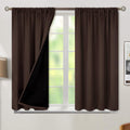 BGment Brown Blackout Curtains for Bedroom with Insulated Liner, Double Layer 100% Black-Out Bedroom Curtains Sun Blocking Window…