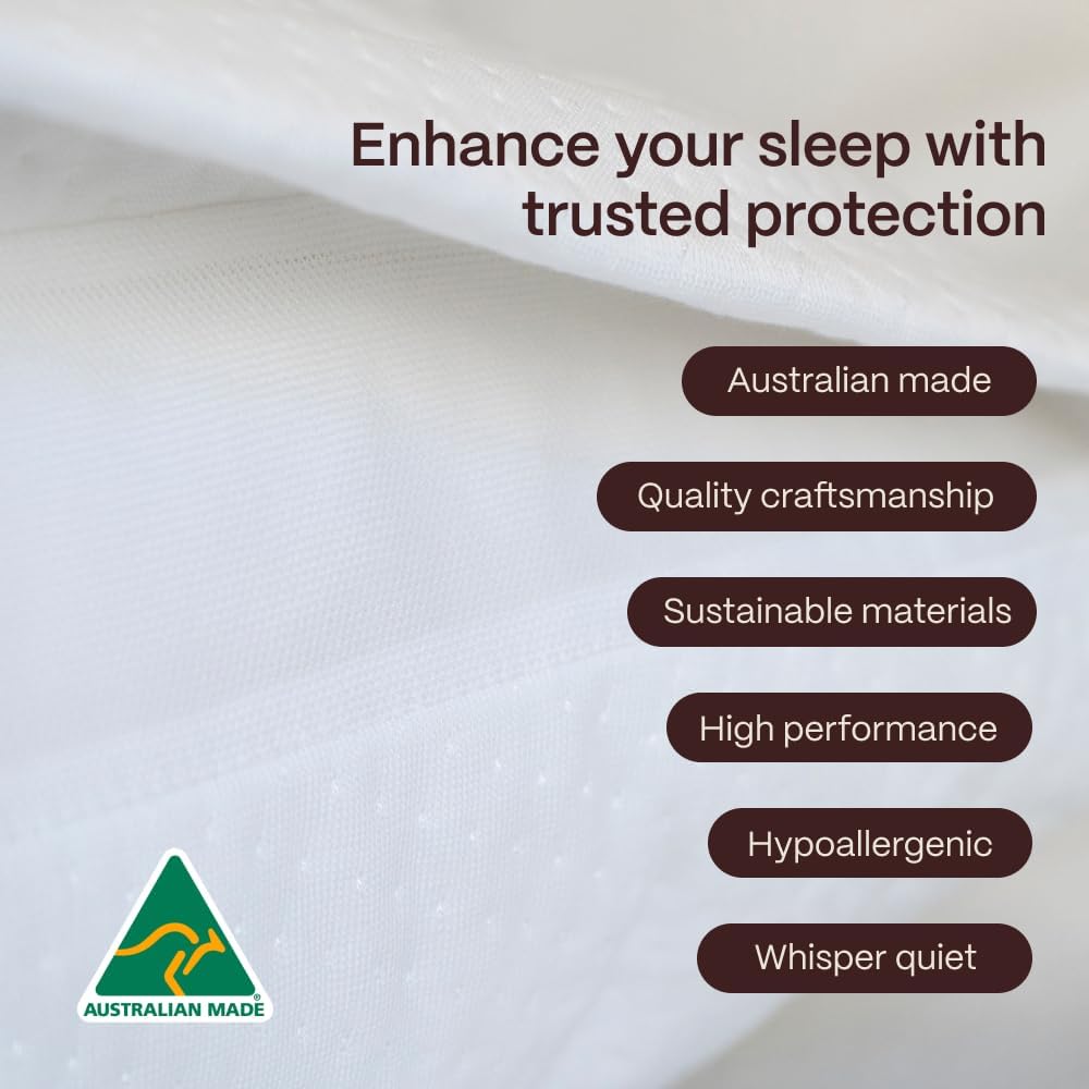 Airley Australian Luxury Pillow Protector Two-Pack White