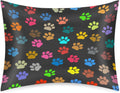 Color Dog Paw Print Satin Pillowcase for Hair and Skin Soft Silk Pillow Cases with Envelope Closure Cooling Pillow Case Slip 15.99 Pillow…