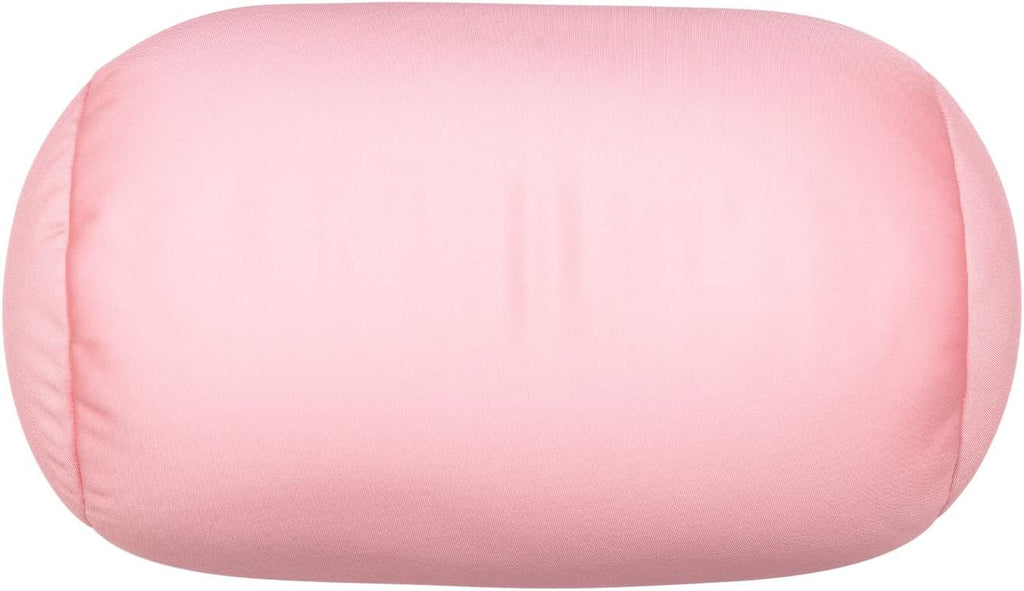 Squish Bean Bed Microbead Pillow Bolster Tube Body Pillow Smooth Cool Touch Fabric Neck & Back Support Throw Travel Pillow Fun Colors…