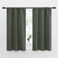NICETOWN Bedroom Curtains Blackout Draperies - All Season Thermal Insulated Solid Rod Pocket Top Blackout Curtains/Drapes for Kid's Room…