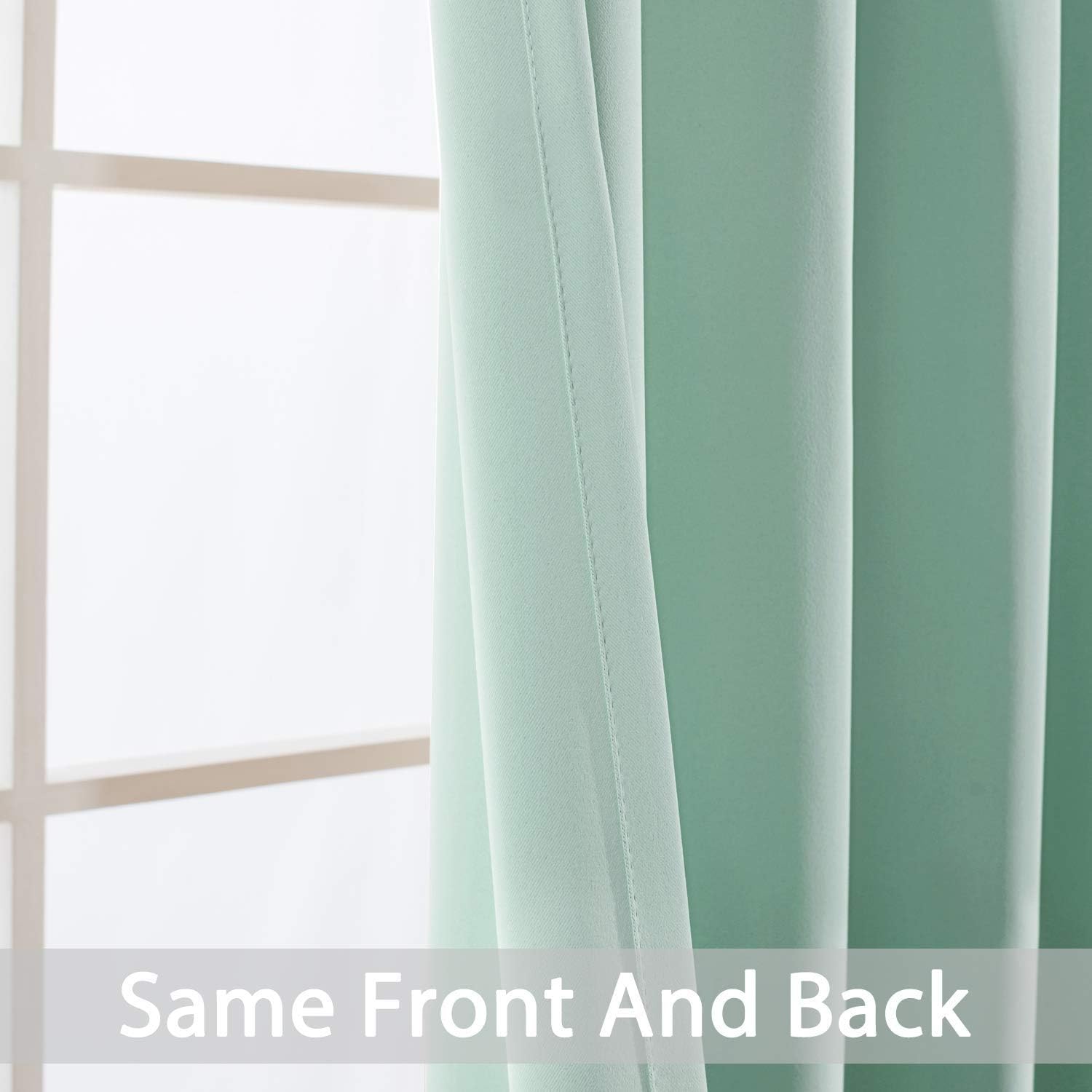 Yakamok Extra Wide Blackout Curtain for Sliding Glass Door, Grommet Thermal Insulated Room Divider Curtain 100W x 84L inch, Room…