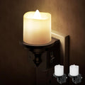 Flameless Candle Night Light, Night Lights Plug into Wall 2 Pack, LED Candle Night Light with Light Sensor, 0-100LM Dimmable Nightlight…