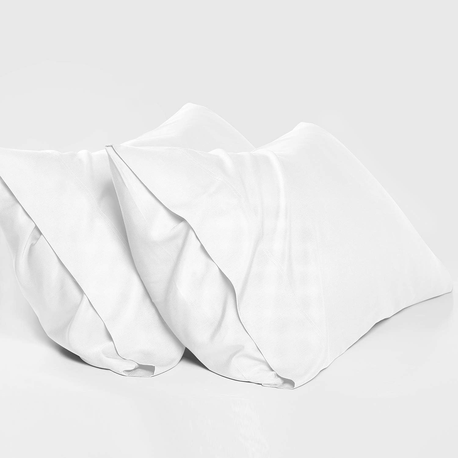 Bedelite Standard Pillow Cases Set of 2, Rayon Derived from Bamboo, Cooling Pillow Cases for Hot Sleepers & Night Sweats, Breathable Silky…