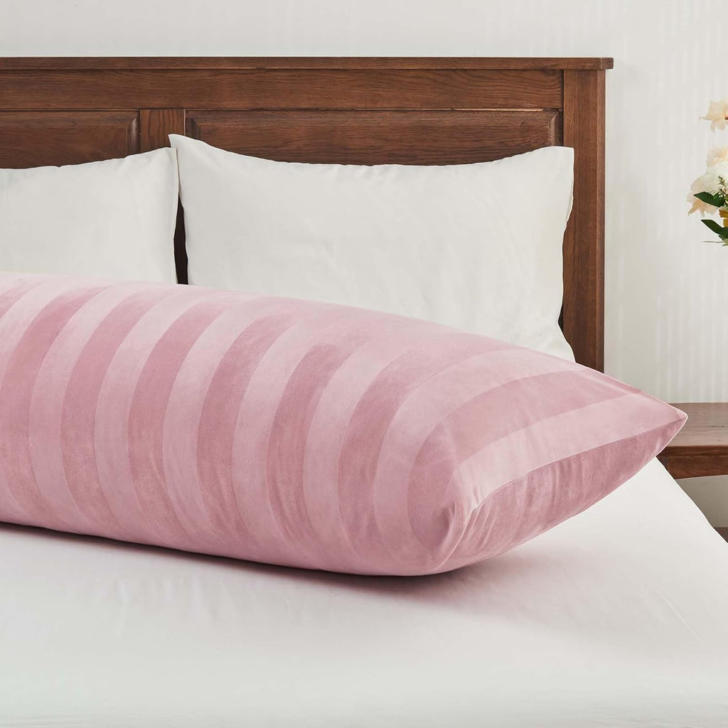 BEDELITE Velvet Body Pillow Cover with Zipper, Soft and Plush 20x54 Long Pillow Case, Velvety Smooth and Cozy Body Pillow Pillowcase for…