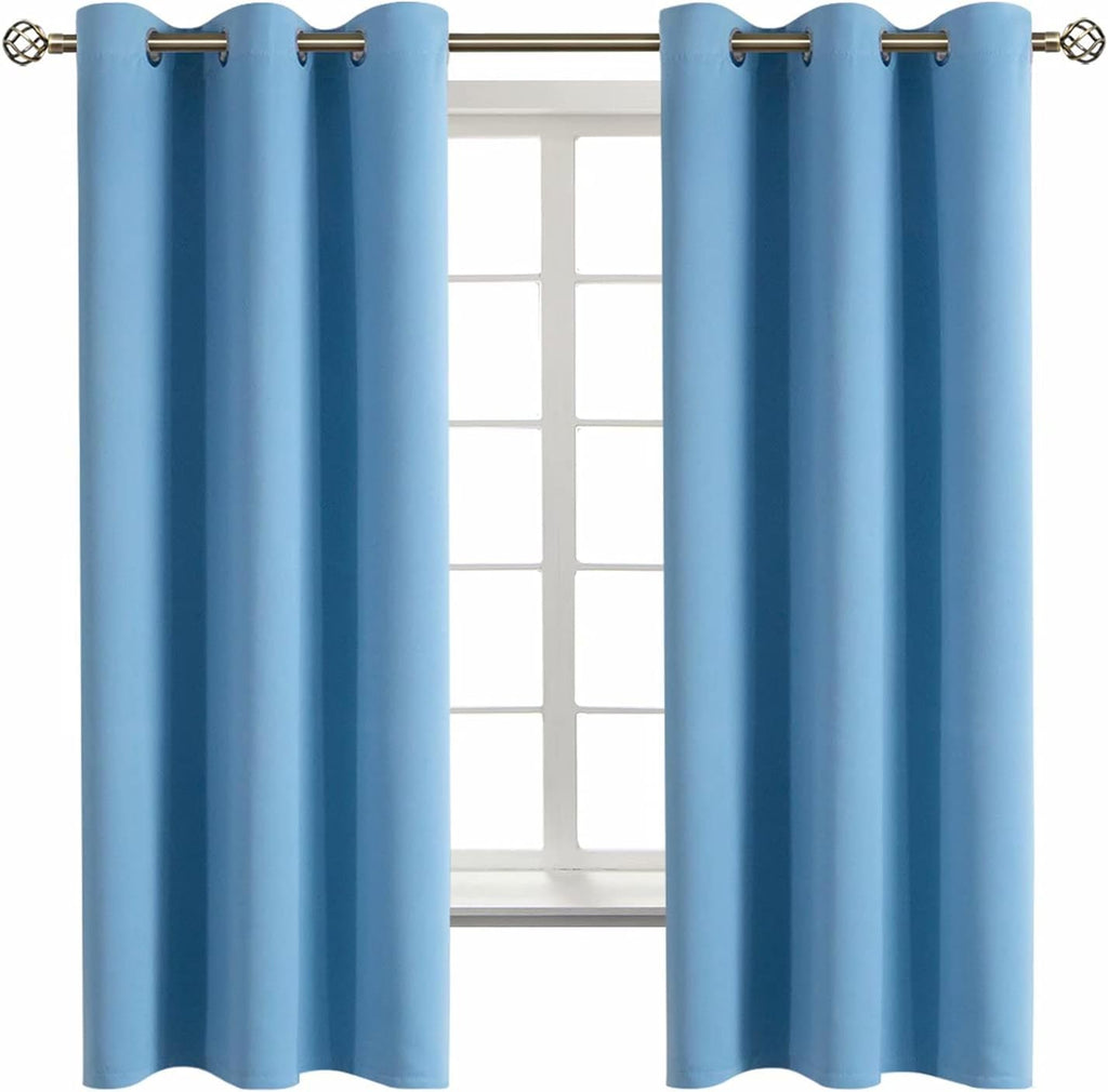 BGment Room Darkening Curtains 72 Inches Long - Grommet Thermal Insulated Drapes Window Treatment Curtains for Bedroom, 2 Panels, 42 x 72 I…
