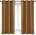 NICETOWN Blackout Curtain Blind for Bedroom Thermal Insulated Grommet Blackout Room Darkening Drape/Drapery (Single Panel, W42 x L63…