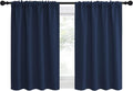NICETOWN RV Blackout Curtains for Camper Windows, Kitchen Curtains, Short Blackout Drapes, Thermal Insulated Rod Pocket Window Treatment…