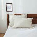 Simple&Opulence 100% Linen Pillow Case King Size Set of 2, Linen Pillow Covers with Overlap Closure, Luxury Breathable Pillowcases…
