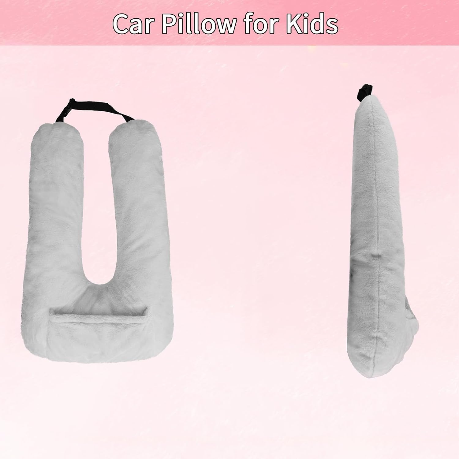 Car Pillow for Kids & Adults, U-Shaped Soft Car Travel Pillow for Sleeping, Head & Neck Support Pillow for Car Seat, Ideal for Road Trips…