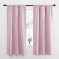 NICETOWN Bedroom Curtains, Room Darkening Draperies Window Curtain Panels, Thermal Insulated Room Darkening Curtains (Lavender Pink, 2…