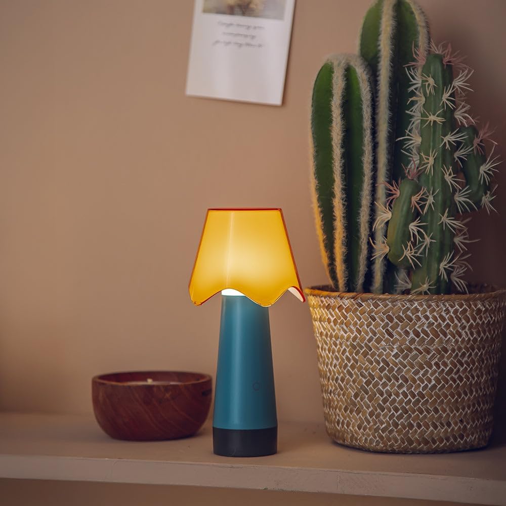 Owlpack Fungo Cordless LED Lamp with Adjustable Dimmer - Dark Turquoise