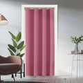 ChrisDowa Blackout Door Curtains for Doorway Privacy, Grommet Closet Curtains for Bedroom Closet Door, Thermal Insulated Temporary Doorway…