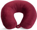 WorldsBest Wolf Essentials Adult Cozy Soft Microfiber Neck Pillow for Travel – Compact, Machine Washable - Perfect for Airplane, Car, or Ho…