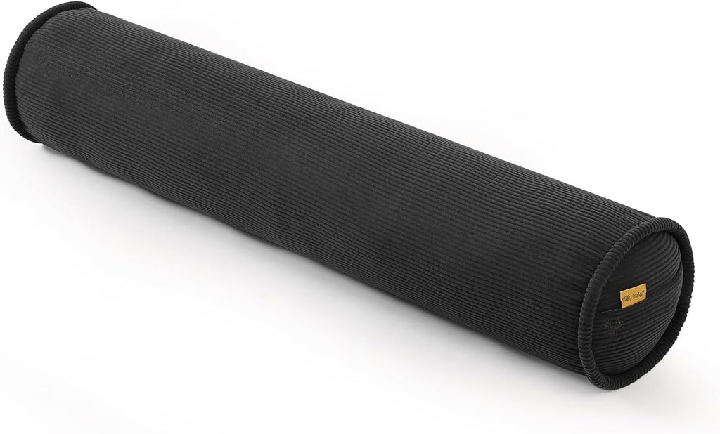 Body Pillow for Adults – Corduroy Long Round Bolster Pillow for Bed, Cuddle Pillow with Full Support for Side Sleepers & Restful Sleep,47…