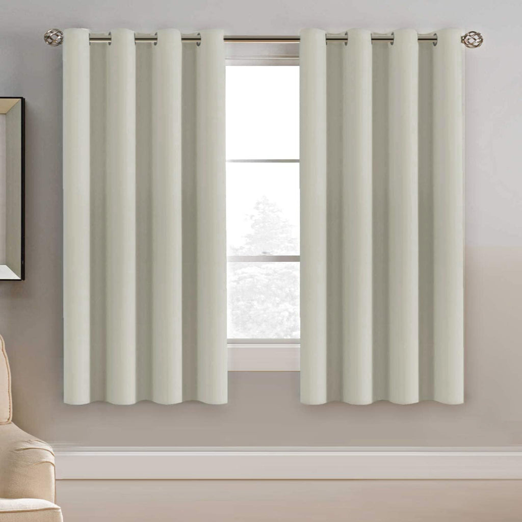 H.VERSAILTEX Blackout Curtain for Living Room Thermal Insulated Window Treatment Curtain Extra Long 63 inch Length Energy Savin…