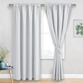 Jiuzhen Curtains for Bedroom - Thermal Insulated Room Darkening Noise Reducing, 52 x 84 Inch Blackout Curtains for Living Room, Light Block…