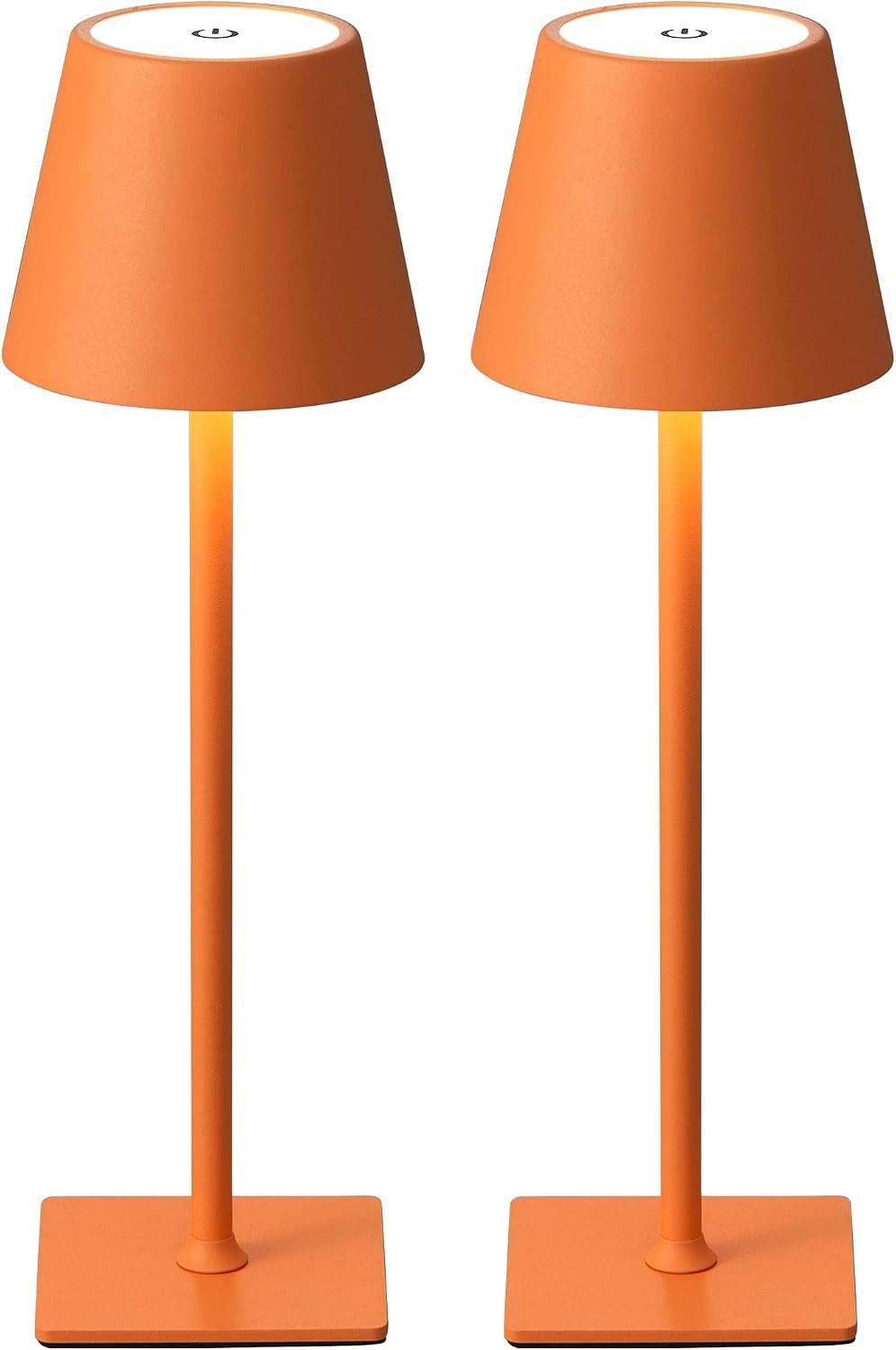 KDG 2 Pack Cordless Table Lamp, Portable LED Desk Lamp, 4000mAh Battery Operated, 3 Color Stepless Dimming Up, for…