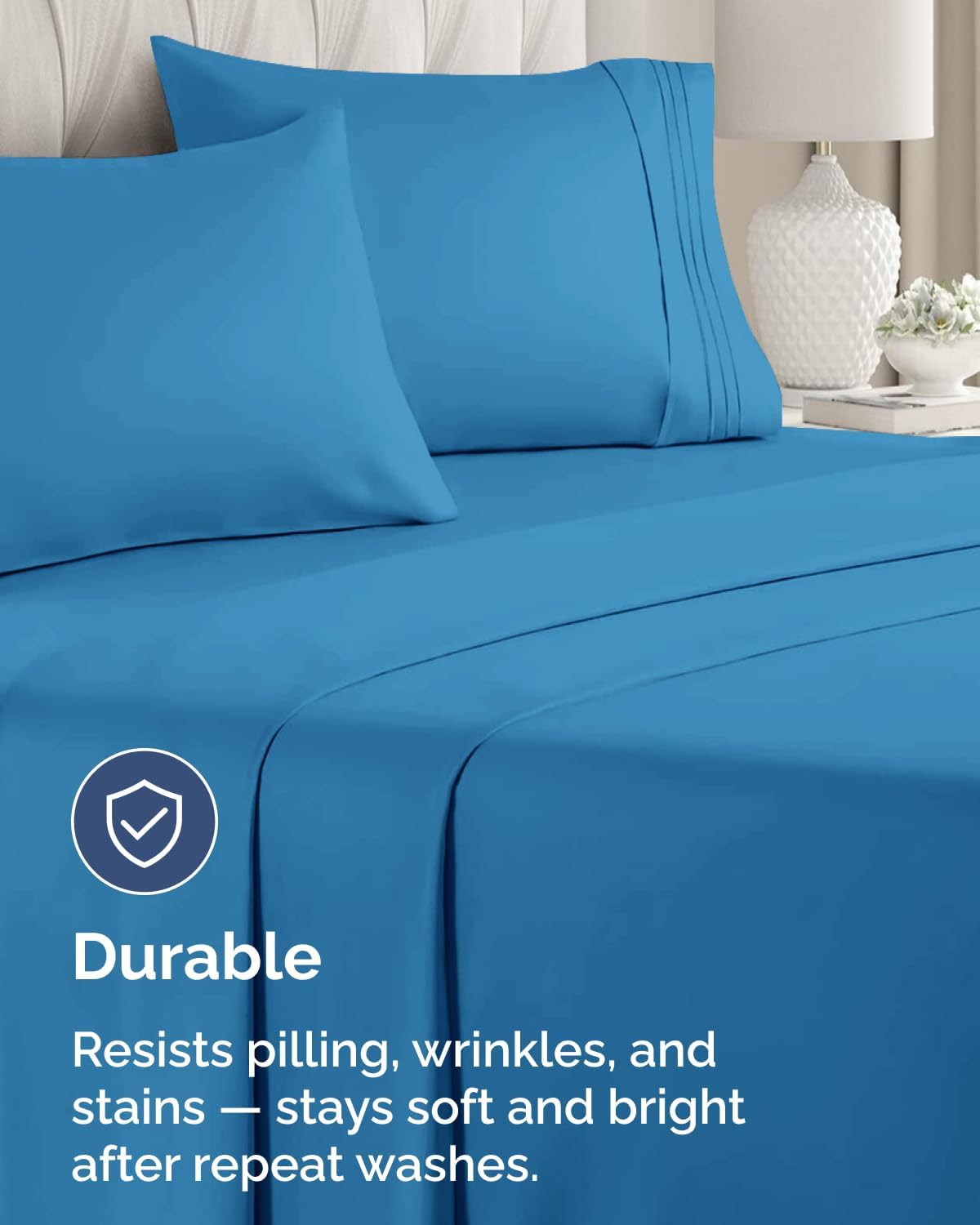 King Standard Pillow Cases Set of 10 - Ultra Soft Hotel Quality Pillowcase Covers - Comfy & Wrinkle Free - Shrink & Fade Resistant…