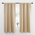 NICETOWN Blackout Room Darkening Curtains - Home Decoration Light & Noise Reducing Thermal Insulated Window Draperies with Rod Pocket Top…