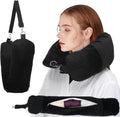 Stuffable Travel Pillow, Stuffable Neck Pillow for Travel, Neck Pillow Stuffed with Clothes Storage - No Extra Baggage Fees, Fits 5+ Days…