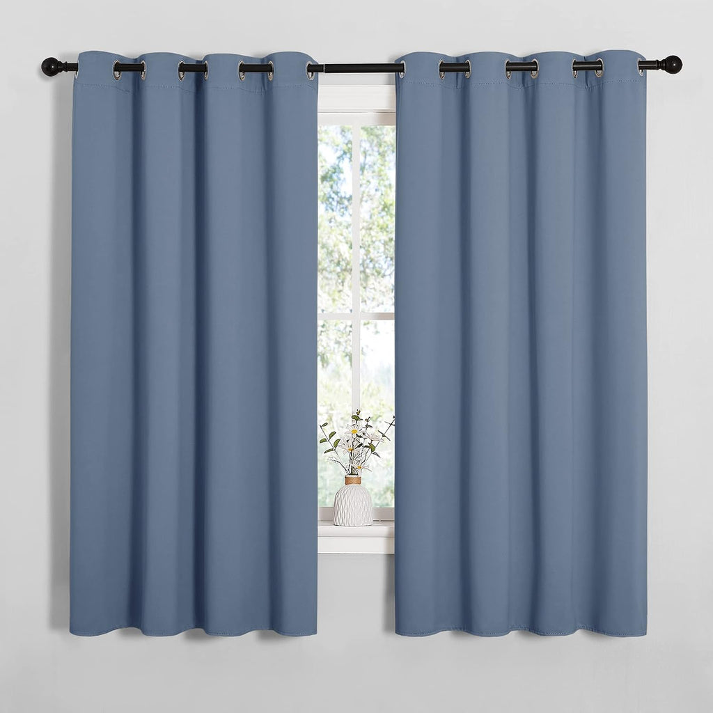 NICETOWN Blackout Curtains for Kitchen Window, Sound & Heat & Cold Reducing Curtains & Drapes for Kids Bedroom, Home Decoration Draperies…