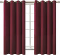 BGment Blackout Curtains - Grommet Thermal Insulated Room Darkening Bedroom and Living Room Curtains, Set of 2 Curtain Panels (52 x 63 Inch…