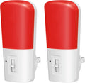 L LOHAS LED Red Night Light Plug in, Dimmable Light LED Night Lights with Dusk to Dawn Sensor, 5-80LM Adjustable Brightness Red Light for…