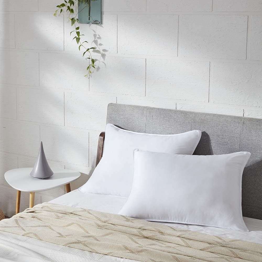 SewardParkhome Seward Park Bed Pillow King Size Set of 2, Shams Insert 20 x 36 inch, Down Alternative Cooling Pillows for Stomach, Side or…
