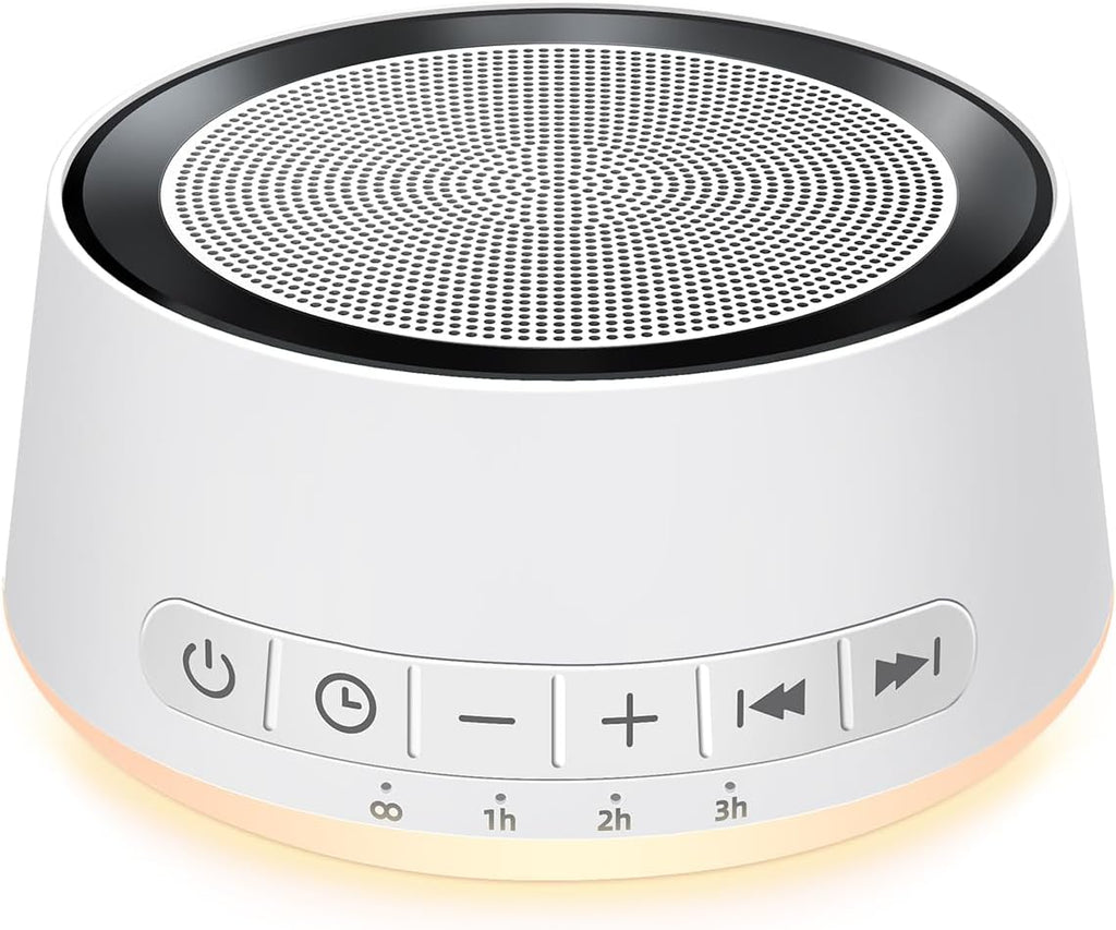 SoundMe Sound Machine Night Light White Noise Machine with 30 Soothing Sounds 12 Colors Night Light Sleep Machine for Baby Kids Adults Brow…