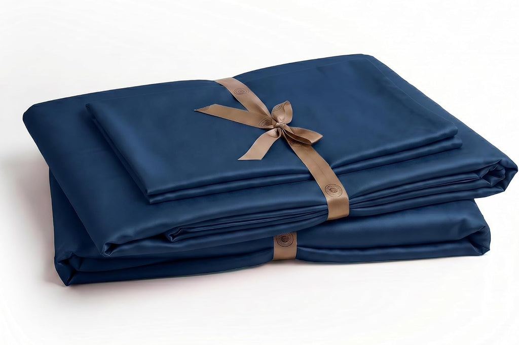 Perupima Peru Pima 415 Thread Count Percal Full Sheet Set - 100% Peruvian Pima Cotton, 4 Piece (Flat, Fitted, 2 Pillowcases) - Cooling, Cri…