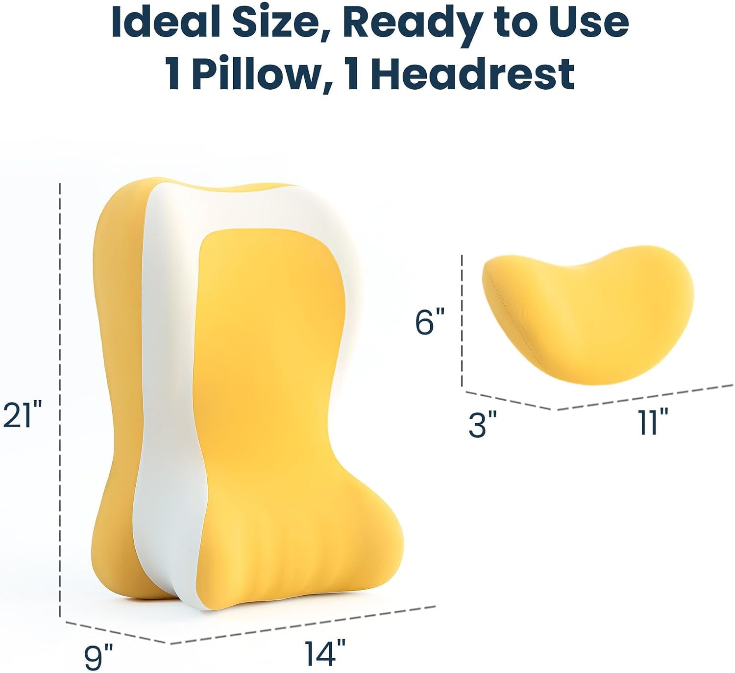 SLEEP ZONE Memory Foam Reading Pillow, Multi-Position Support Bed Pillow for Petite Adults, Reading Tools, Pillows Prone Back and Knee…