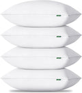 HIMEET Pillows Standard Size Set of 4, Luxury Fluffy Bed Pillows for Sleeping 4 Pack, Soft and Supportive Bed Pillow with Down Alter…