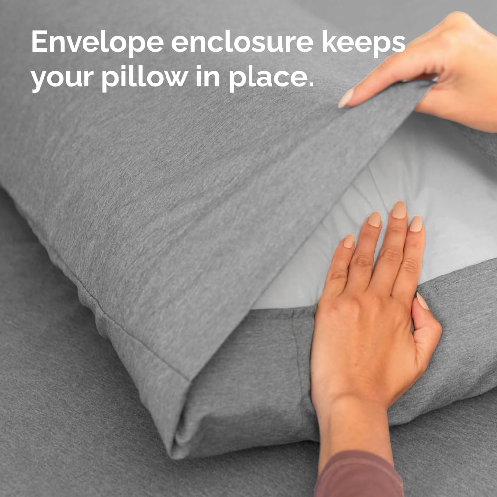 Queen Pillow Cases Set of 2 - Ultra Soft Hotel Quality Pillowcase Covers - Comfy, Cozy & Wrinkle Free - Shrinkage and Fade Resistant…