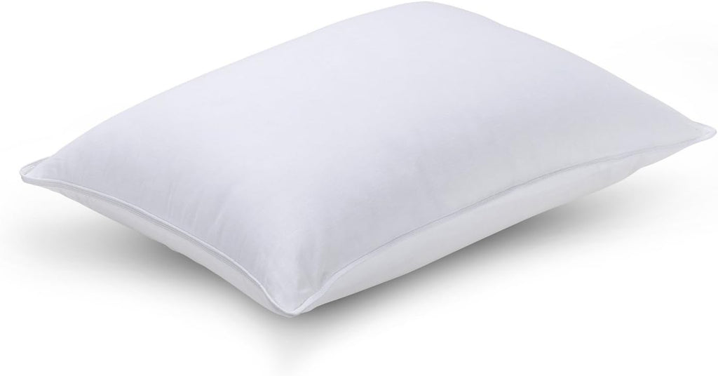 SleepInnovations Sleep Innovations 2-in-1 Memory Foam Pillow and Alternative Down Fiber Fill, Standard Size, Side, Stomach, and Back Sleepe…