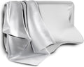 Homca Satin Pillow Cases for HOMCA Cervical Pillow - Contoured Ergonomic Satin Pillowcase with Zipper, Grey Soft & Smooth Fabric for Hair &…
