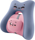 Bebas Lumbar Support Pillow for Car & Office Chair - Ergonomic Back Support Cushion with Adjustable Memory Foam Bolster, Cute Cartoon Desig…