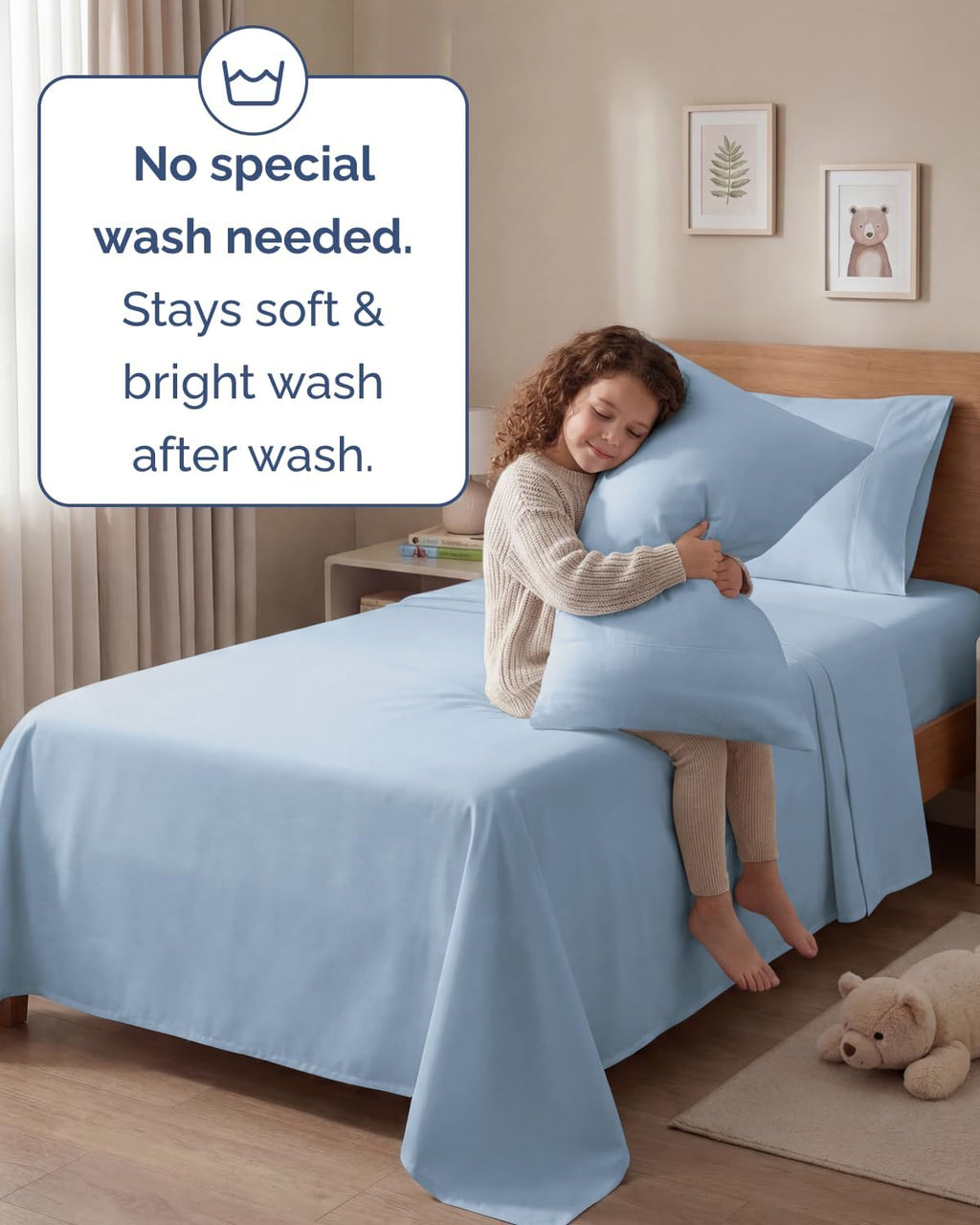 Twin 4 Piece Sheet Set - Comfy, Breathable & Cooling - Hotel Luxury Bedding for Women, Men, Kids, Teens & Children - 1 Flat & 1 Fitted…