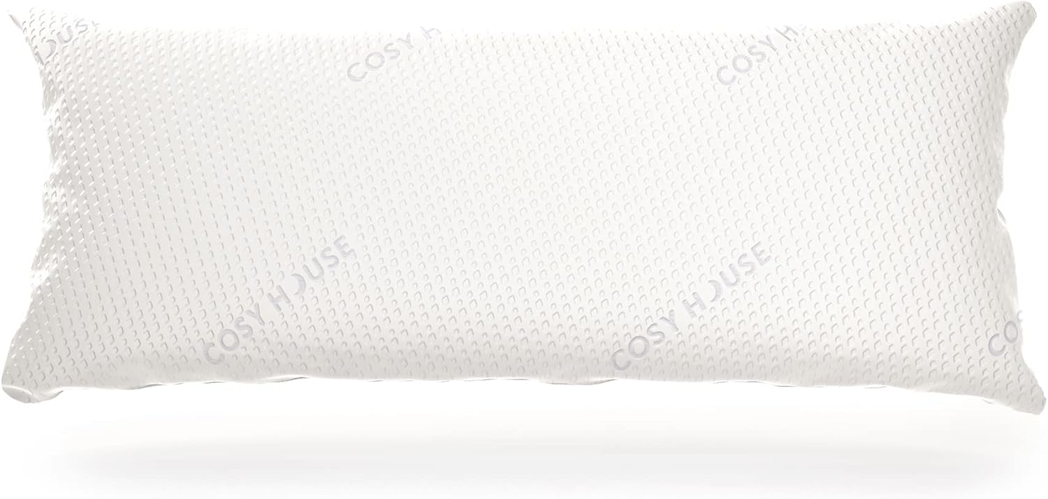 Cosy House Collection Luxury Rayon Derived from Bamboo Body Pillow for Side & Back Sleepers -Supportive, Soft, Fluffy, & Quality Long…